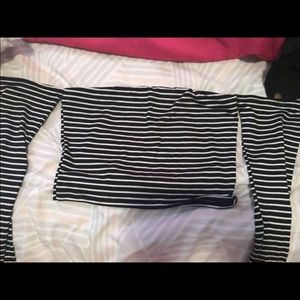 Off the shoulder crop top